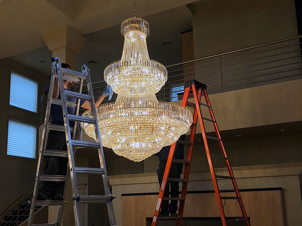 Squeaky Clean Services Chandelier Cleaning