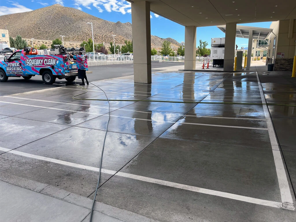 Drive-Thru Pressure Washing